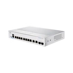 Cisco switch CBS250-8T-E-2G, 8xGbE RJ45, 2xRJ45/SFP combo, fanless - REFRESH
