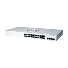 Cisco switch CBS220-24T-4G, 24xGbE RJ45, 4xSFP, fanless - REFRESH