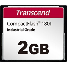 Transcend 2GB INDUSTRIAL TEMP CF180I CF CARD, (MLC) paměťová karta (SLC mode), 85MB/s R, 70MB/s W