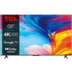 TCL 58P635 TV SMART Google TV/139cm/4K 3840x2160 Ultra HD/2400 PPI/Direct LED/DVB-T/T2/C/S/S2/VESA