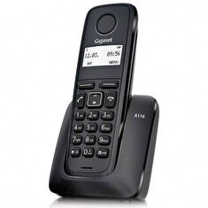 SIEMENS Gigaset A116 - DECT bezdrátový telefon, černá