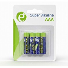Energenie Alkaline LR03 AAA batteries, 4-pack, blister