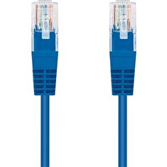 Kabel C-TECH patchcord Cat5e, UTP, modrý, 2m