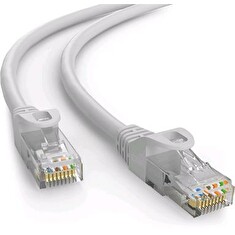 Kabel C-TECH patchcord Cat6e, UTP, šedý, 2m