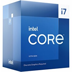 INTEL Core i7-13700F / Raptor Lake / LGA1700 / max. 5,2GHz / 16C/24T / 30MB / 65W TDP / bez VGA / BOX