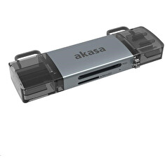 AKASA - 2-In-1 USB 3.2 OTG Dual čtečka karet