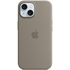 iPhone 15+ Silicone Case with MS - Clay