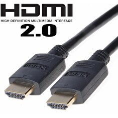 HDMI 2.0 High Speed + Ethernet. kabel, 1metr
