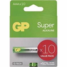 GP Alkalická baterie SUPER AAA (LR03)- 10ks
