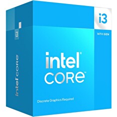 INTEL Core i3-14100F 3.4GHz/4core/12MB/LGA1700/No Graphics/Raptor Lake Refresh