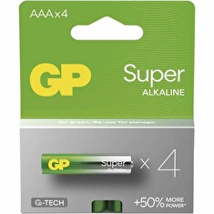 GP AAA Super, alkalická (LR03) - 4 ks