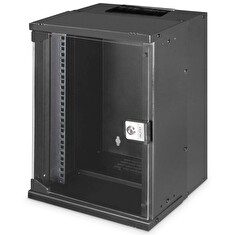 DIGITUS DN-49103 Nástěnná skříň 9U, SOHO PRO, nesmontovaná, 10", 460 x 315 x 300 mm, černá (RAL 9005)