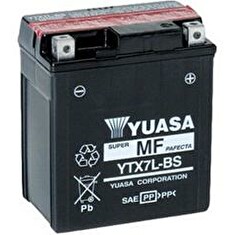 Baterie motocyklová 12V/6Ah YUASA YTX7L-BS