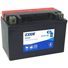 Baterie motocyklová 12V/8Ah EXIDE ETX9-BS