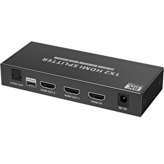 PremiumCord HDMI 2.1 splitter 1-2 porty, 8K@60hz, 4K@120Hz, 1080p, HDR+