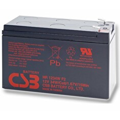 CSB Náhradni baterie 12V - 9Ah HR1234W F2 - kompatibilní s RBC17/24/105/115/116/124/132/133