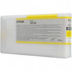 Epson inkoustová náplň/ C13T653400/ StylusPro4900/ Žlutá/ 200ml