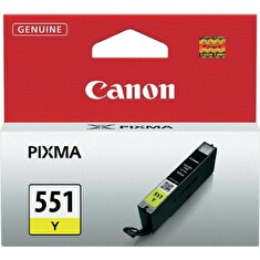 Canon inkoustová náplň CLI-551Y/ žlutá