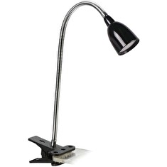 Clip ED stolní lampička, 2.5W, 3000K, černá barva