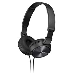 SONY sluchátka náhlavní MDRZX310B/ drátová/ 3,5mm jack/ citlivost 98 dB/mW/ černá