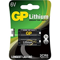 GP lithiová baterie 6V 2CR5 1ks blistr