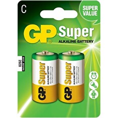 GP alkalická baterie 1,5V LR14 (C) Super 2ks blistr