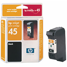 HP 51645A - inkoust černý číslo 45 pro HP Deskjet 7x0, 8xx, 930, 95x, 970, 990, 1x20C, 42 ml, 930 str.