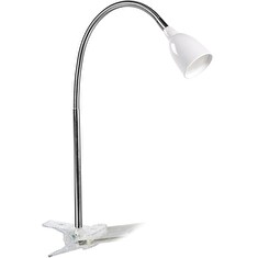 Clip LED stolní lampička, 2.5W, 3000K, bílá barva