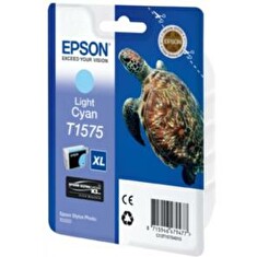 EPSON T1575 - inkoust light cyan (světle azurová) pro Epson R300 (želva)