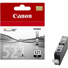 Canon CLI-521BK (CLI521BK) - inkoust černý pro Canon Pixma iP3600, iP4600, iP4700, MP540, MP550, MP560, MP630, MP640, MP