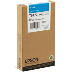 Inkoust Epson T6122 220ml Cyan | Stylus Pro 7450/9450/7400/9400/7880/9880/7800/