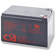 CSB Náhradni baterie 12V - 12Ah GP12120 F2 - kompatibilní s RBC4/6