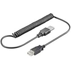 PremiumCord USB 2.0 kabel prodlužovací kroucený, A-A, 50cm až 150cm