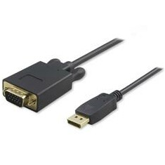 PremiumCord DisplayPort na VGA kabel 1m M/M