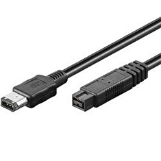 PremiumCord FireWire 800 kabel, 1394B 9pin-6pin, 1.8m