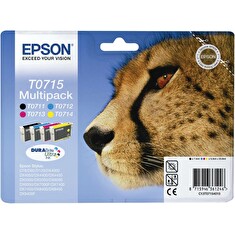 Epson inkoustová náplň/ Multipack T0715 DURABrite Ultra Ink/ 4x barvy
