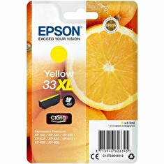 Epson inkoustová náplň/ Singlepack 33XL Claria Premium Ink/ Žlutá