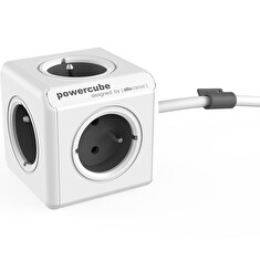 Zásuvka PowerCube EXTENDED s kabelem 1.5m šedá