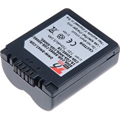 Baterie T6 power Panasonic DMW-BMA7, CGR-S006, CGR-S006E, CGA-S006, 710mAh, modrá