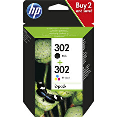HP 302 Ink Cartridge Combo 2-Pack (X4D37AE)