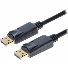 PremiumCord - Kabel DisplayPort - DisplayPort (M) do DisplayPort (M) - 3 m - opatřený západkou, lisovaný, podporuje 4K - černá