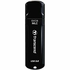 Transcend JetFlash Endurance Series 750 - Jednotka USB flash - 64 GB - USB 3.0 - piánově černá