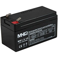 Pb akumulátor MHPower VRLA AGM 12V/1,3Ah (MS1.3-12
