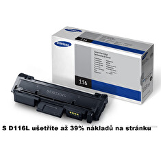 Samsung MLT-D116S/ELS tonerová kazeta pre tlačiareň M2625/2825, M2675/2875/2885 (1200 stran)