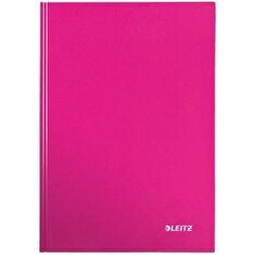 Zápisník s tvrdými deskami Leitz WOW A5, Růžová