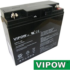 Baterie olověná 12V/17Ah VIPOW bezúdržbový akumulátor