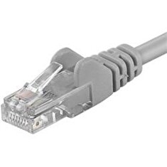 PremiumCord FTP 0,5m CAT.6 patch kabel awg26 šedá