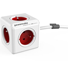 Zásuvka PowerCube EXTENDED s kabelem 3m červená