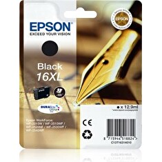 Inkoust Epson T1631 XL black DURABrite | 12,9 ml | WF-2010/25x0