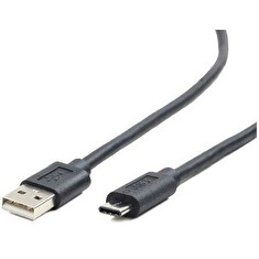 Gembird USB 2.0 AM cable to type-C (AM/CM), 1.8m, černá